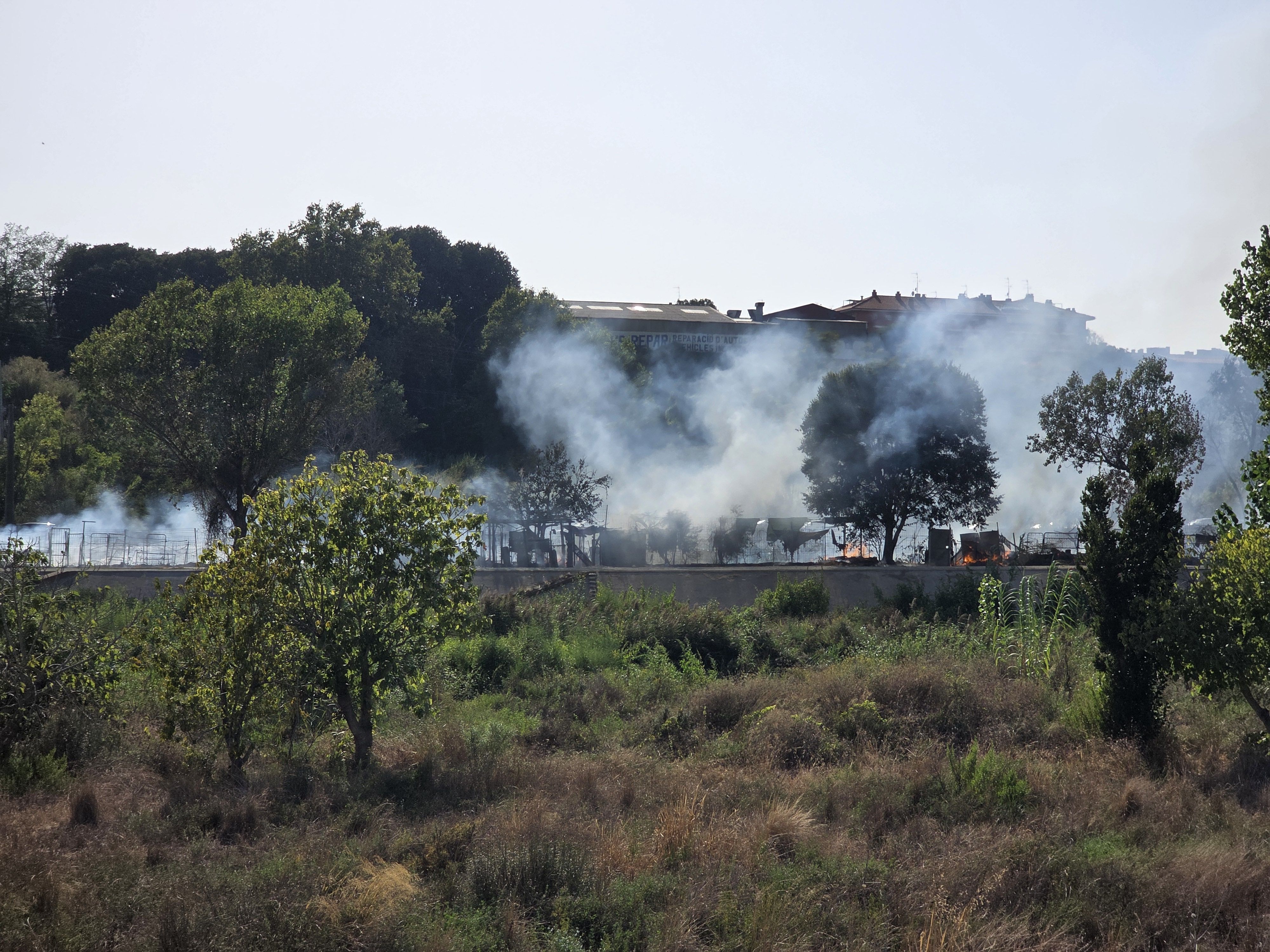Resultat incendi. FOTO: Marc Mata