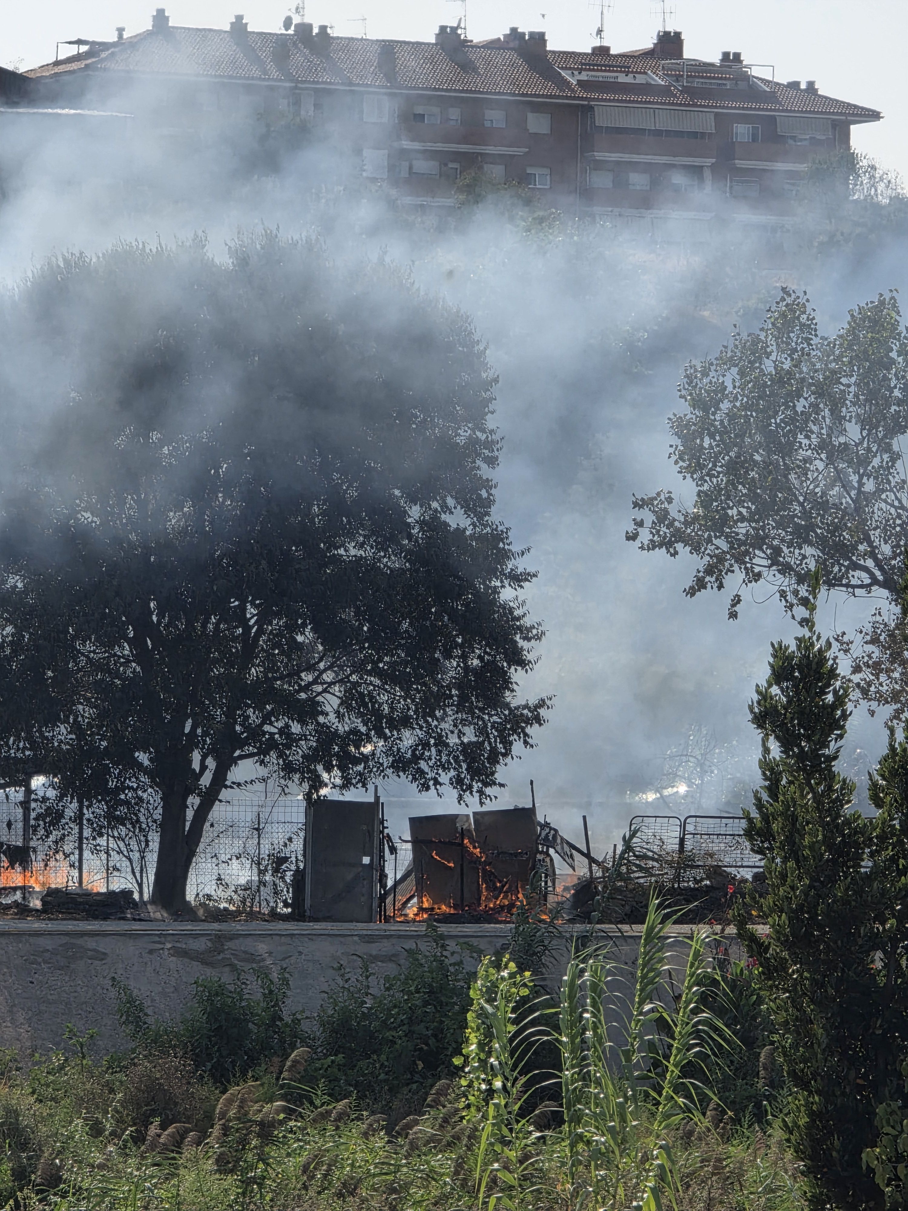 Resultat incendi. FOTO: Marc Mata