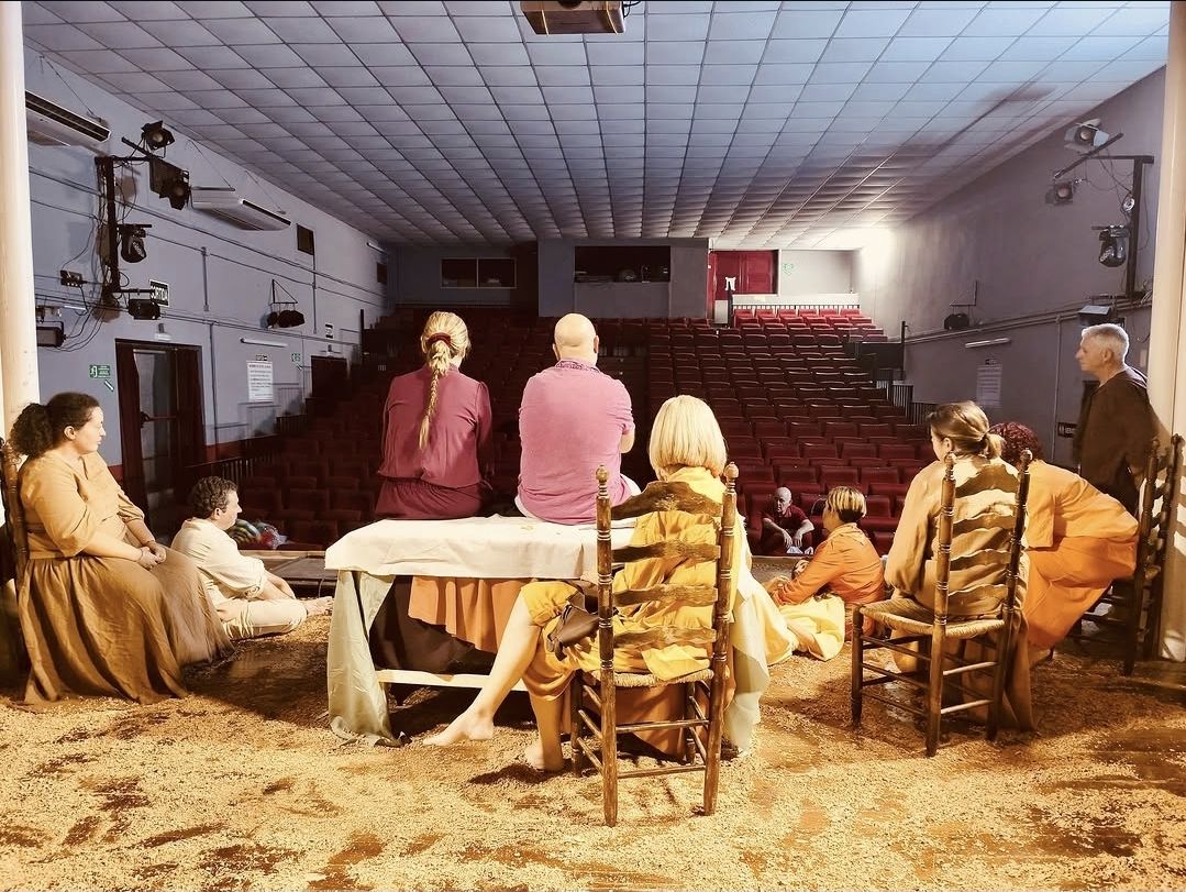Un dels assaijos de l'entitat. FOTO Amics del Teatre
