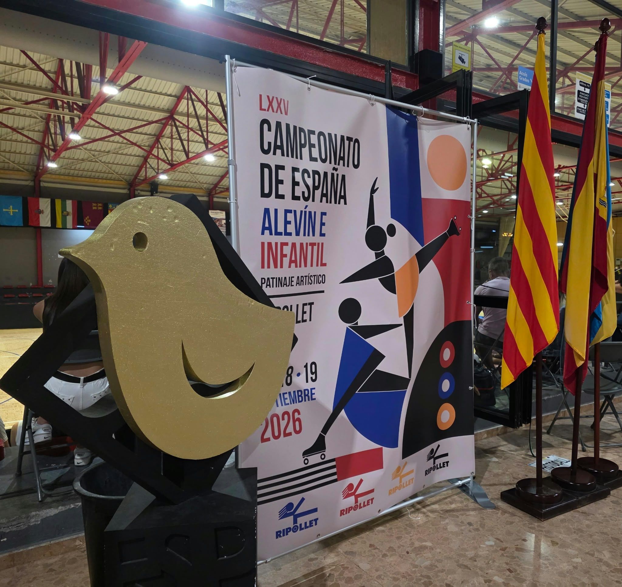Campionat espanyol de patinatge aleví i infantil. FOTO TOT Ripollet