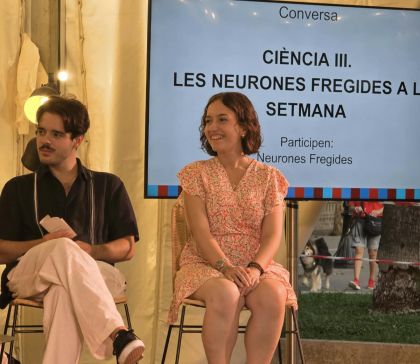 Núria Escursell una de les autores de 'Espòiler! Ciència i ficció en els mons imaginaris'. FOTO Marc Mata