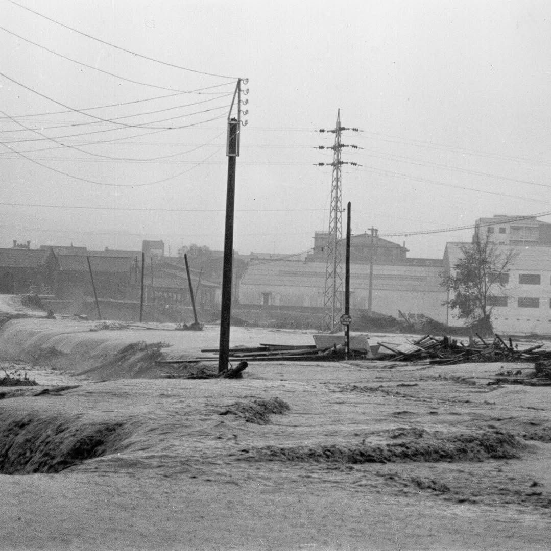La tardor de 1962 es recordarà sempre per les tràgiques riuades que van devastar la comarca. FOTO Ajuntament de Ripollet