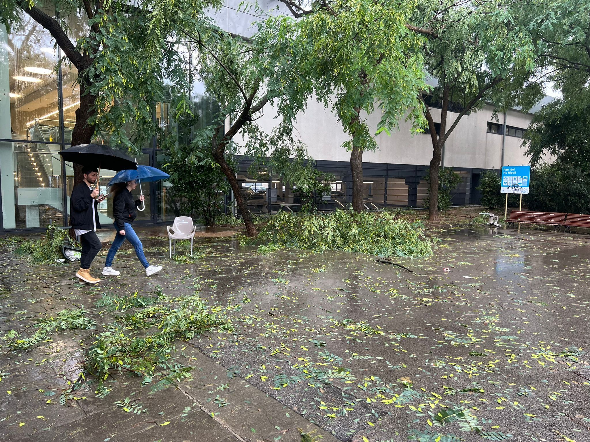 Un dia de pluja a Ripollet. FOTO: TOT Ripollet
