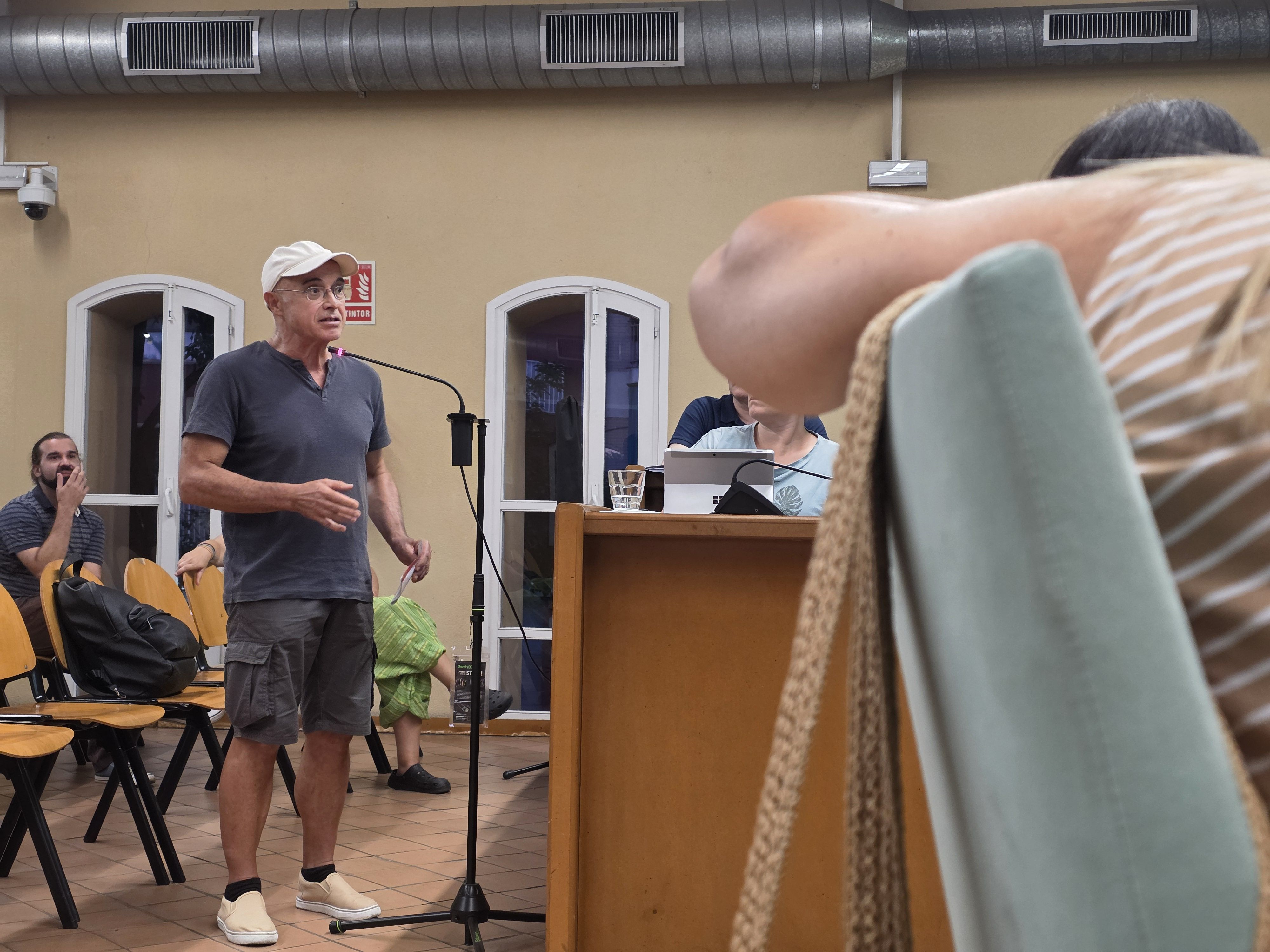 Manel Navarro en el darrer ple municipal de setembre 2026