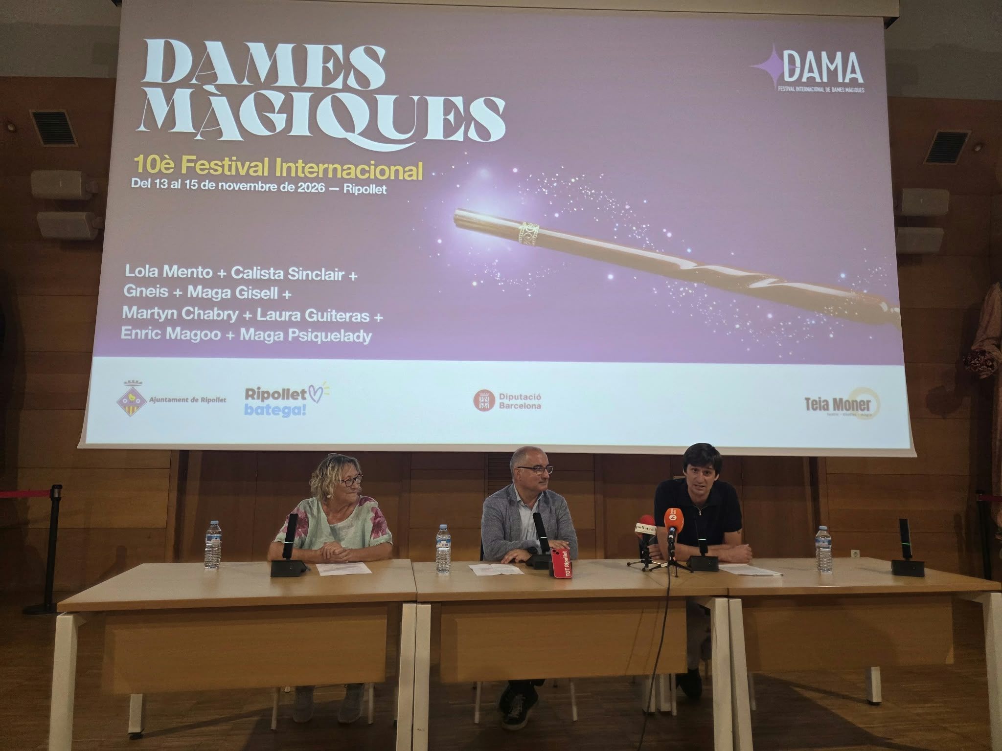 Presentació 10è Festival Dames Màgiques. FOTO: Marc Mata